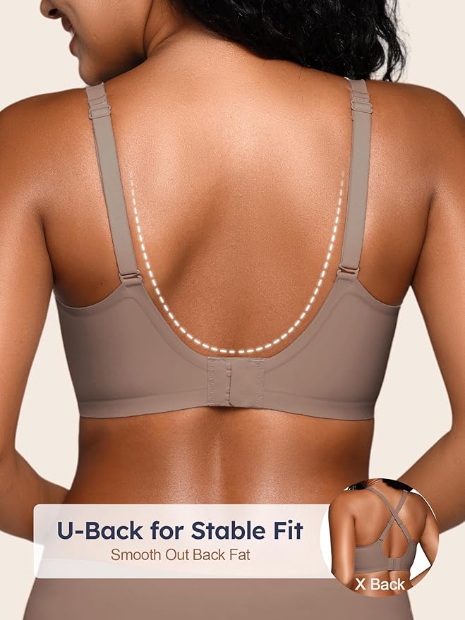 SEAMLESS DEEP V PUSH-UP WIRELESS BRA
