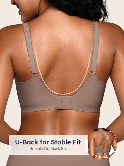 SEAMLESS DEEP V PUSH-UP WIRELESS BRA